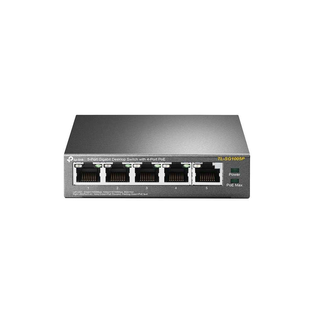 Switch TP-Link TL-SG1005P - 5 Ports Gigabit dont 4 PoE  - 0