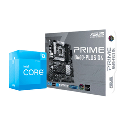 Kit Upgrade PC Asus Bundle PRIME B660-PLUS D4 + Core i3-12100 Grosbill