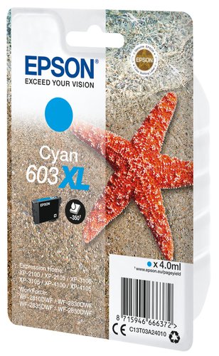 Epson - Cyan - C13T03A24020 - Achat / Vente Consommable imprimante sur grosbill.com - 1