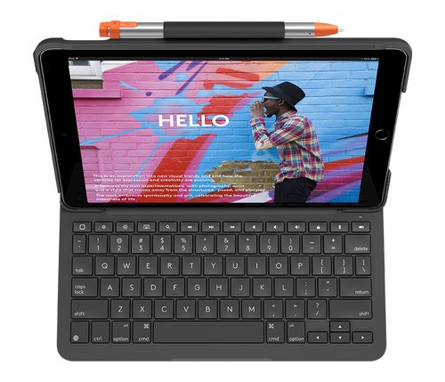 Slim Folio for iPad 7th Gen Graphite FR - Achat / Vente sur grosbill.com - 4