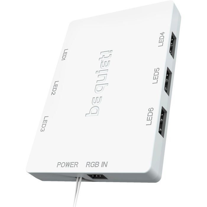 be quiet! Light Wings 120mm PWM ARGB Blanc Kit x3 - Ventilateur boîtier - 3