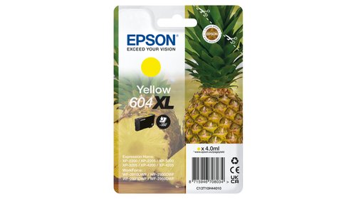 Epson Ink/604XL Pineapple 4.0ml YL - Achat / Vente Consommable imprimante sur grosbill.com - 0