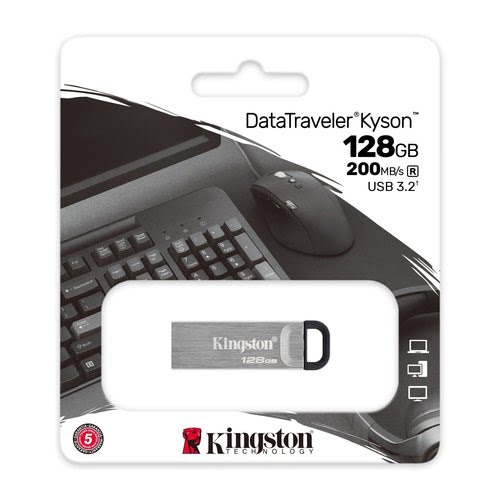 128GB USB3.2 Gen 1 DataTraveler Kyson - Achat / Vente sur grosbill.com - 2