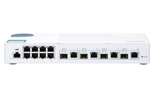 Qnap QSW-M408-4C - 8 (ports)/10/100/1000/Sans POE/Non empilable/Manageable/4