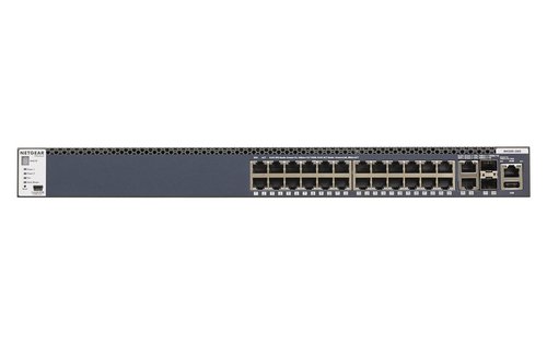 Netgear M4300-28G - 26 (ports)/10/100/1000/Sans POE/Empilable/Manageable