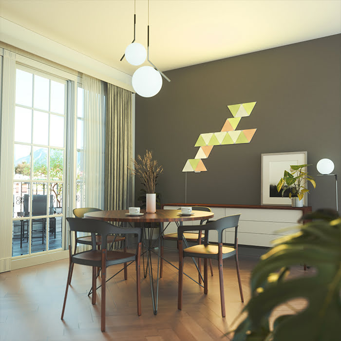 Nanoleaf Shapes Triangles Starter Kit - 9 Pièces (NL47-0002TW-9PK) - Achat / Vente Objet connecté / Domotique sur grosbill.com - 5