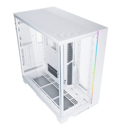 O11 Dynamic XL certifié ROG Tour Midi - Blanc - Verre trempé