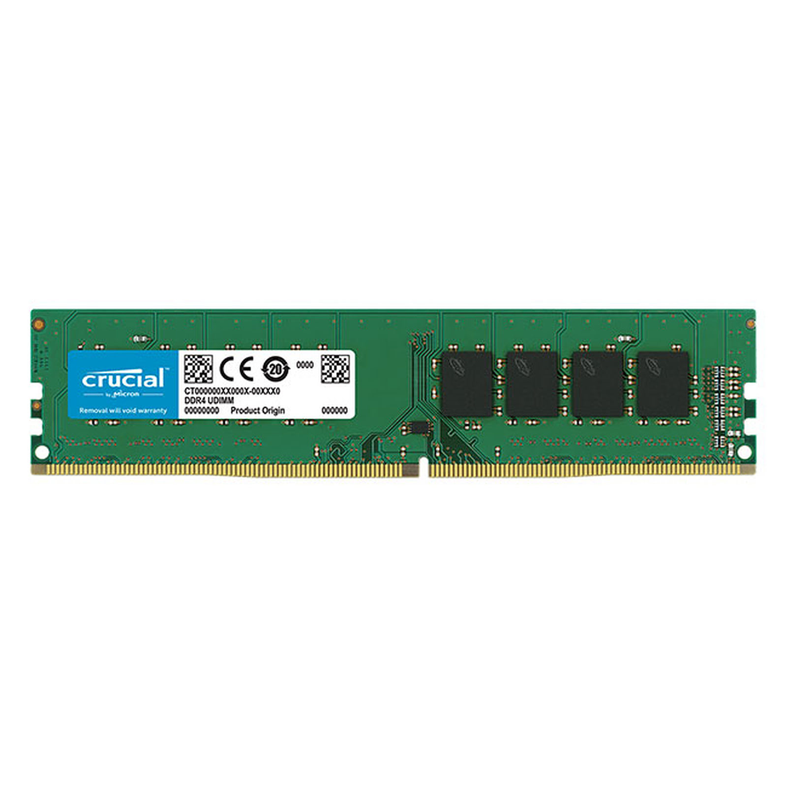 Crucial  (16Go DDR4 2666 PC21300 ECC REG) - Mémoire PC Crucial sur grosbill.com - 0