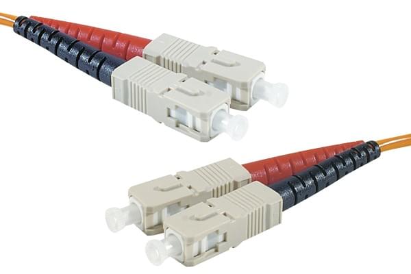 Cordon fibre optique OM2 SC/SC 50/125 - 2.00 m  - 0