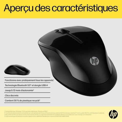 HP 250 Dual Wireless Mouse - Achat / Vente sur grosbill.com - 9