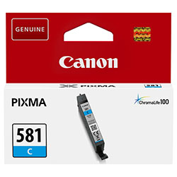 image produit Canon Cartouche Cyan CLI-581 C - 2103C001 Grosbill