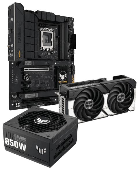 DUAL 5070 12G OC + 850W 3.1 Gold + B760 WIFI D4 - grosbill.com - 0