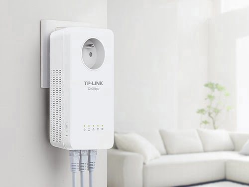 AV1200 Gigabit Passthrough Powerline (TL-WPA8635P KIT) - Achat / Vente sur grosbill.com - 1