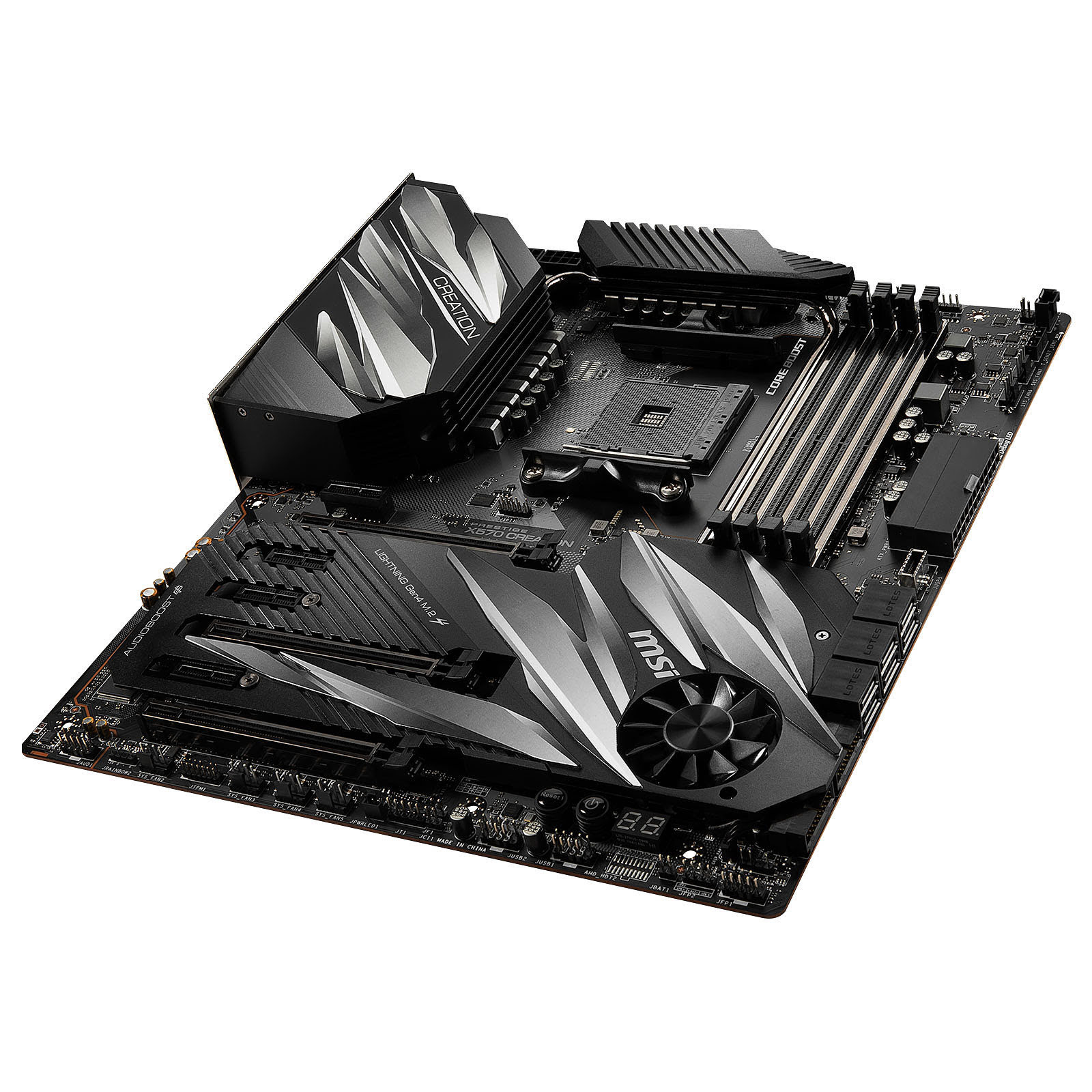 MSI PRESTIGE X570 CREATION E-ATX  - Carte mère MSI - grosbill.com - 2