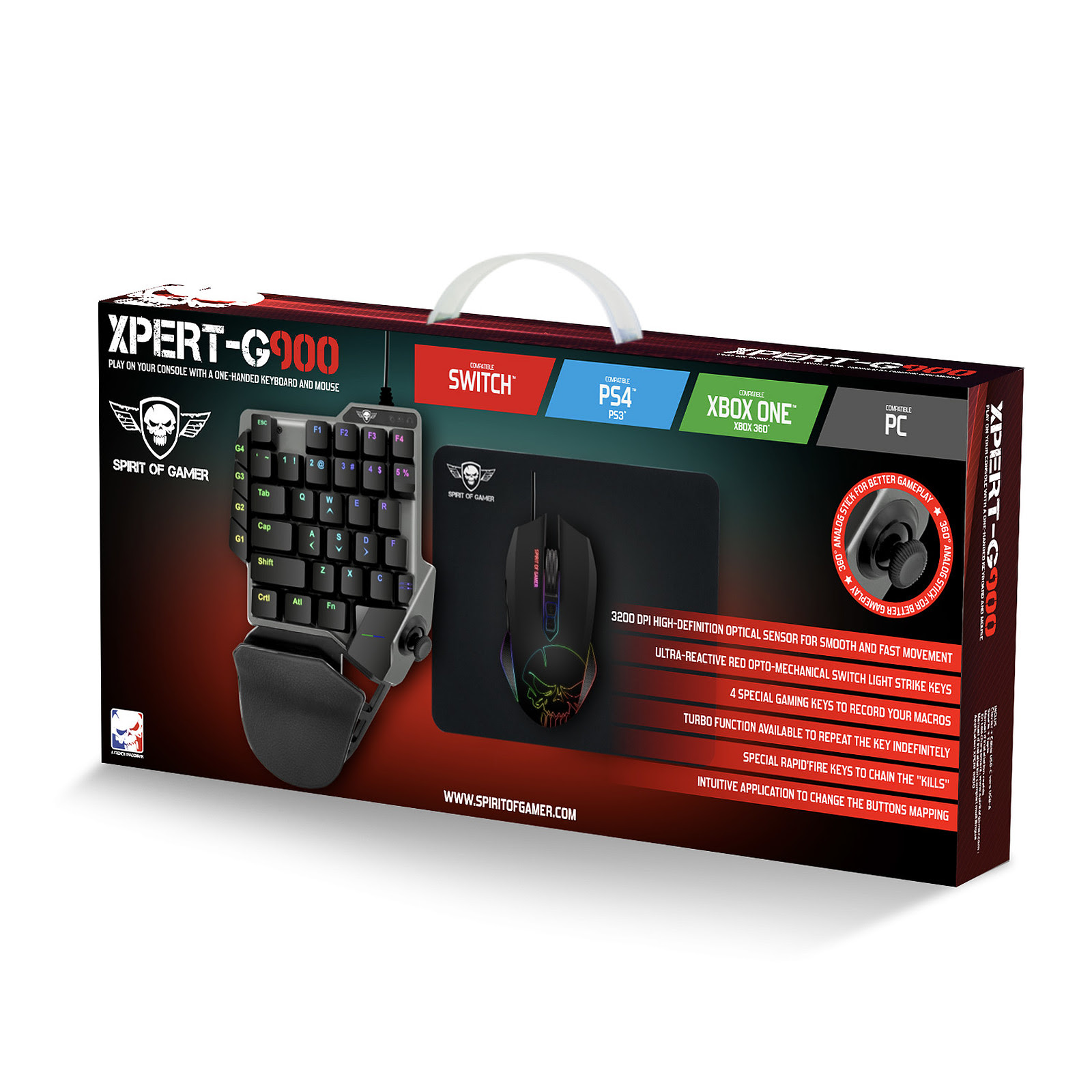 Spirit Of Gamer XPERT GAMEBOARD G900 (SOG-XG900) - Achat / Vente Pack Peripheriques sur grosbill.com - 5