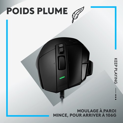 Logitech G502 X BLACK - Souris PC Logitech - grosbill.com - 12