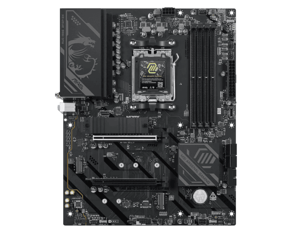 MSI B840 Gaming EVO WIFI6E ATX  - Carte mère MSI - grosbill.com - 2