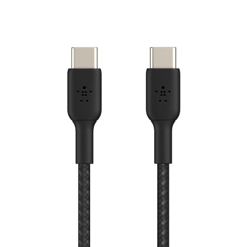 USB-C to USB-C Cable Braided 1M Black - Achat / Vente sur grosbill.com - 2