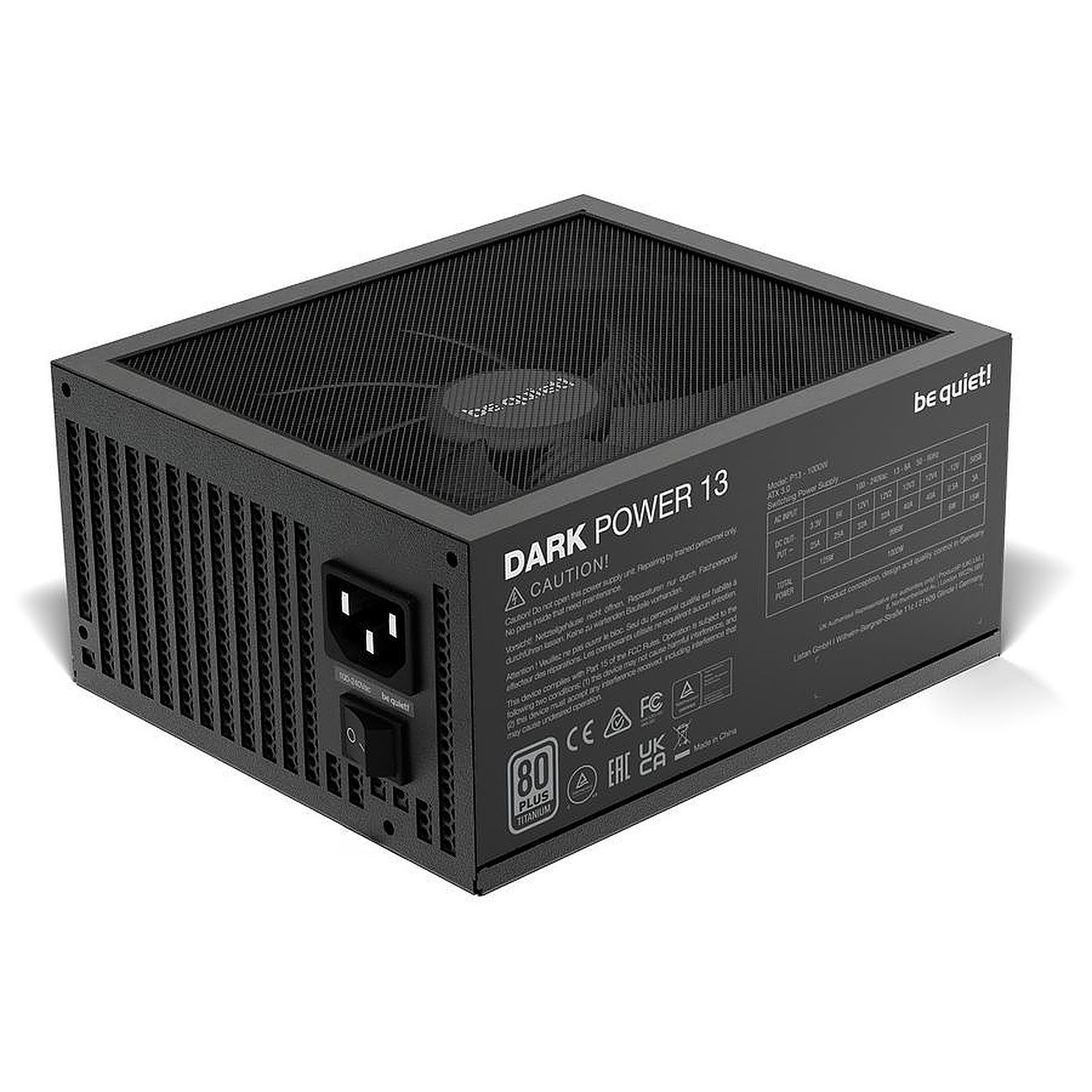 be quiet! Dark Power 13 80+ TITANIUM (750W) - Alimentation - 2