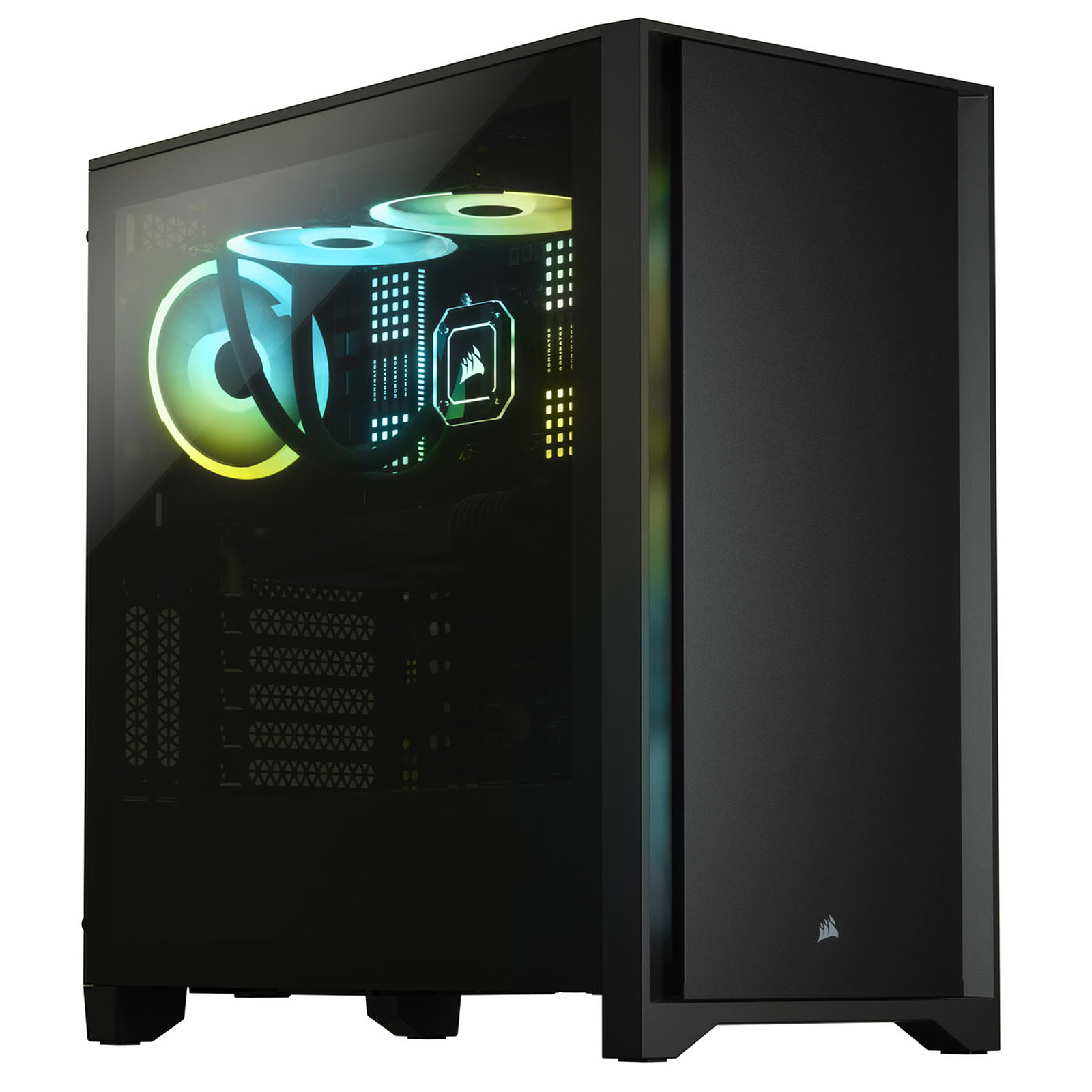 Corsair 4000D Tempered Glass Black Noir - Boîtier PC Corsair - 4