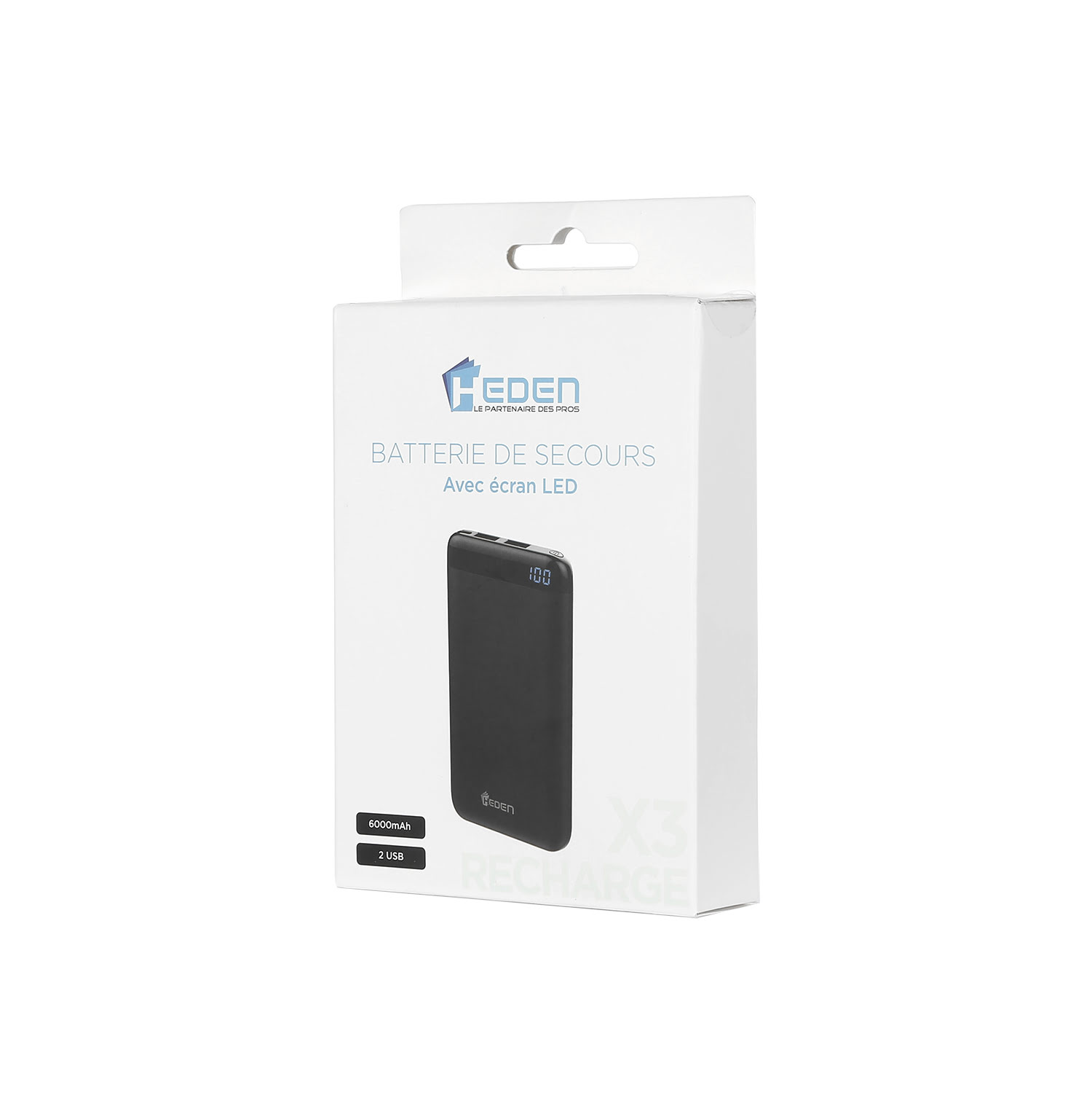 Powerbank compact 6.000mAh - Accessoire téléphonie Heden - 1