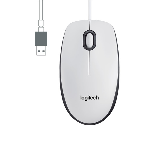  MOUSE M100 - WHITE - - Achat / Vente sur grosbill.com - 1