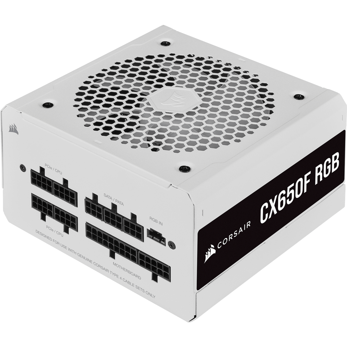 Corsair CX650F White 80+ Bronze (650W) - Alimentation Corsair - 5