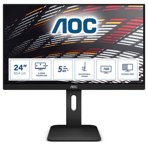 image produit AOC 24P1/23.8" 1920x1080 60Hz 16:9 Grosbill