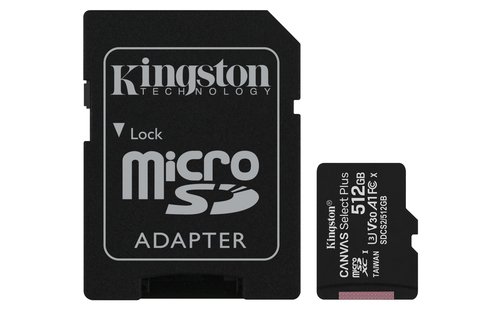 512GB micSDXC 100R A1 C10 Card+ADP - Achat / Vente sur grosbill.com - 2