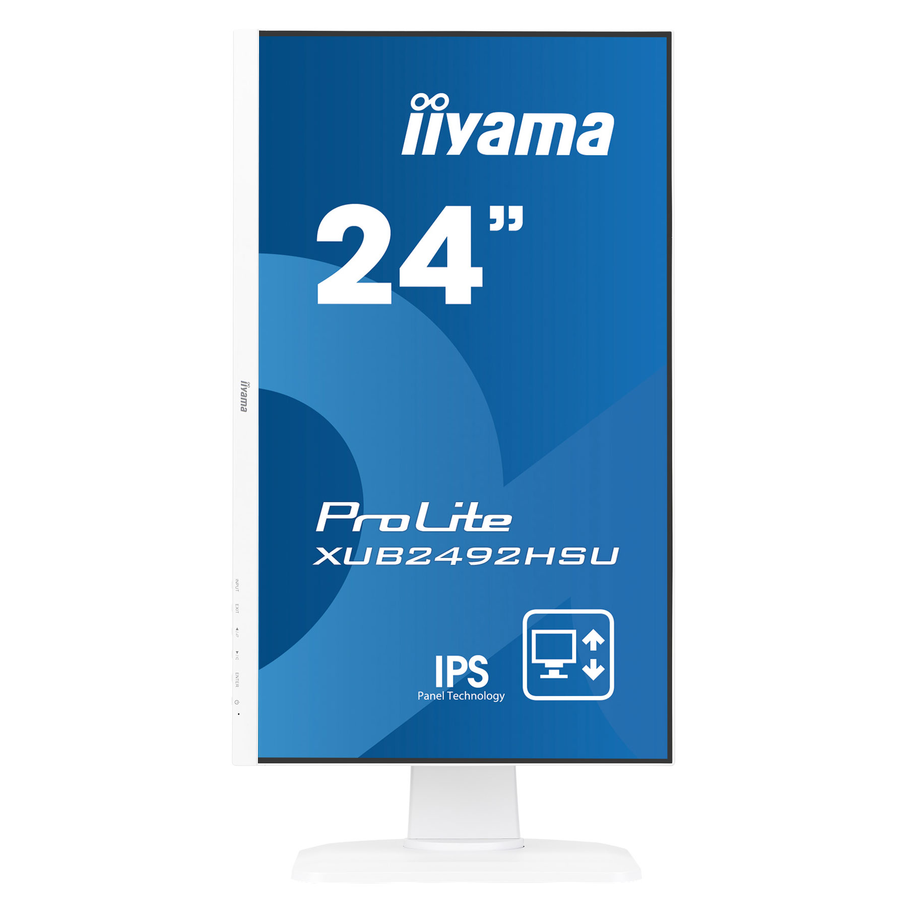 Iiyama 24 pouces  XUB2492HSU-W1 - Ecran PC Iiyama - grosbill.com - 1