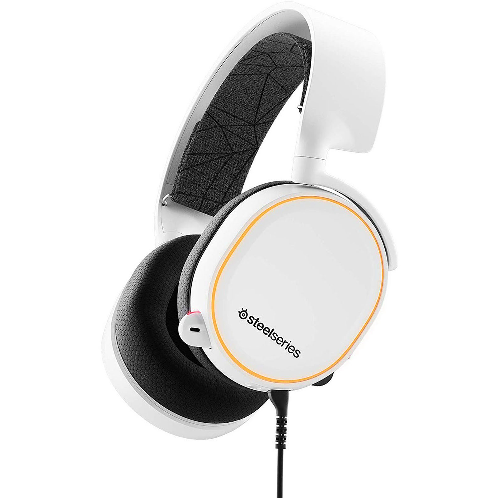 SteelSeries Arctis 5 Blanc 7.1 Surround RGB - Micro-casque - 0