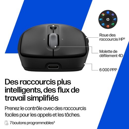 HP 705 RECHARGEABLE WIRELESS - Achat / Vente sur grosbill.com - 2