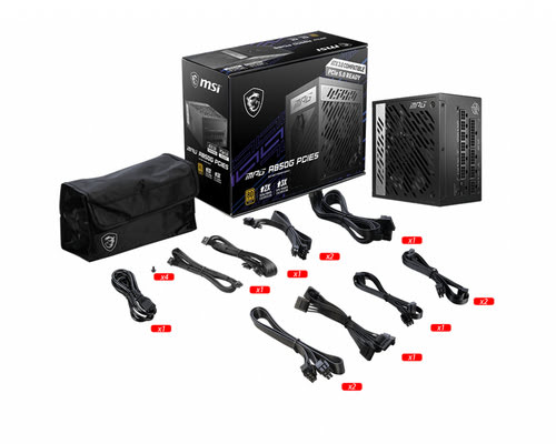 MSI 80+ GOLD FM (850W) - Alimentation MSI - grosbill.com - 4