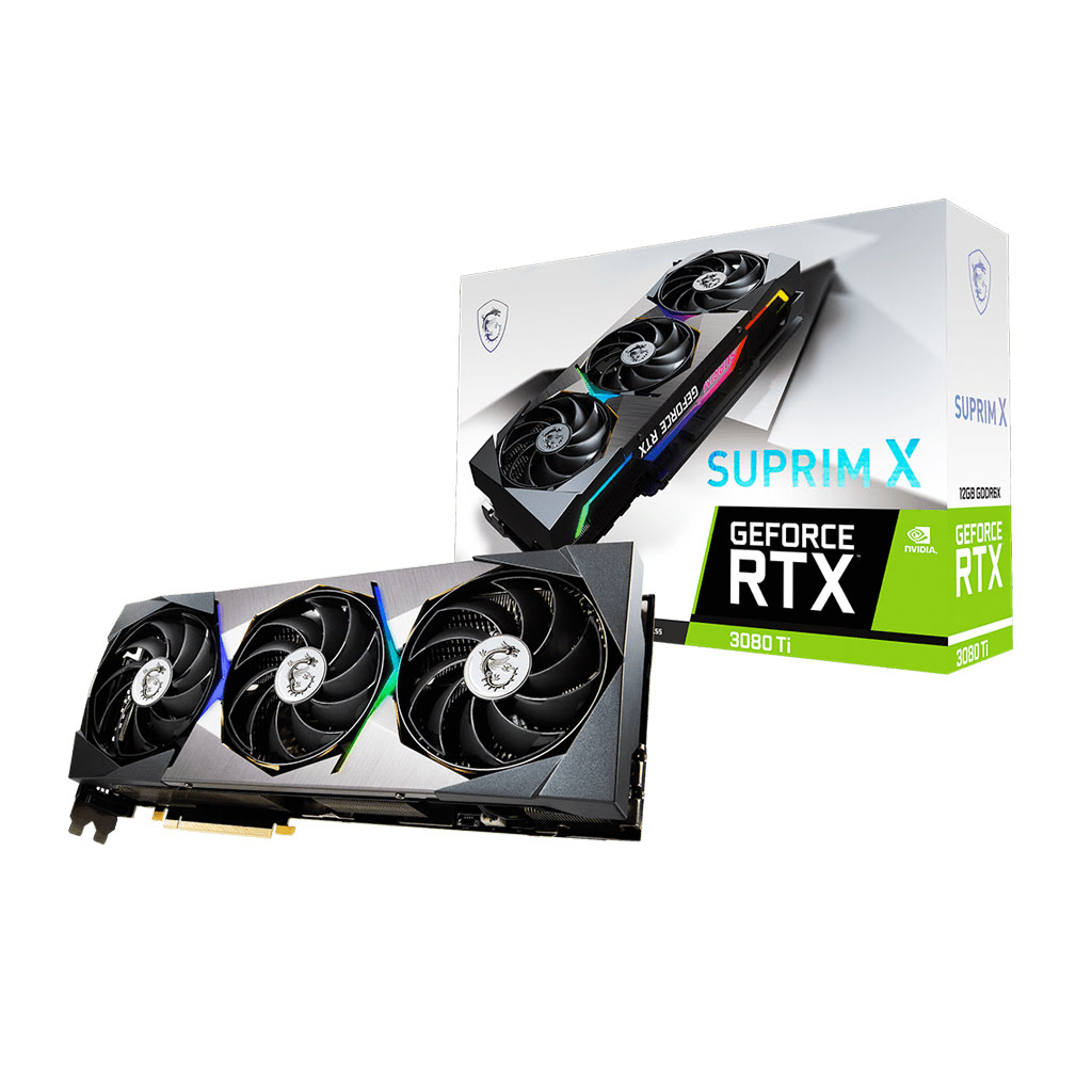 MSI RTX 3080Ti SUPRIM X 12G LHR  - Carte graphique MSI - 0