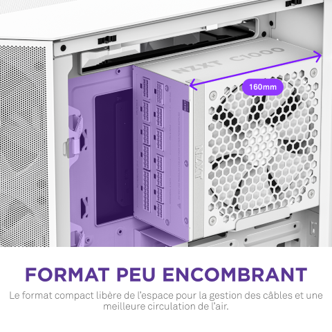 NZXT 80+ Gold (1000W) - Alimentation NZXT - grosbill.com - 12