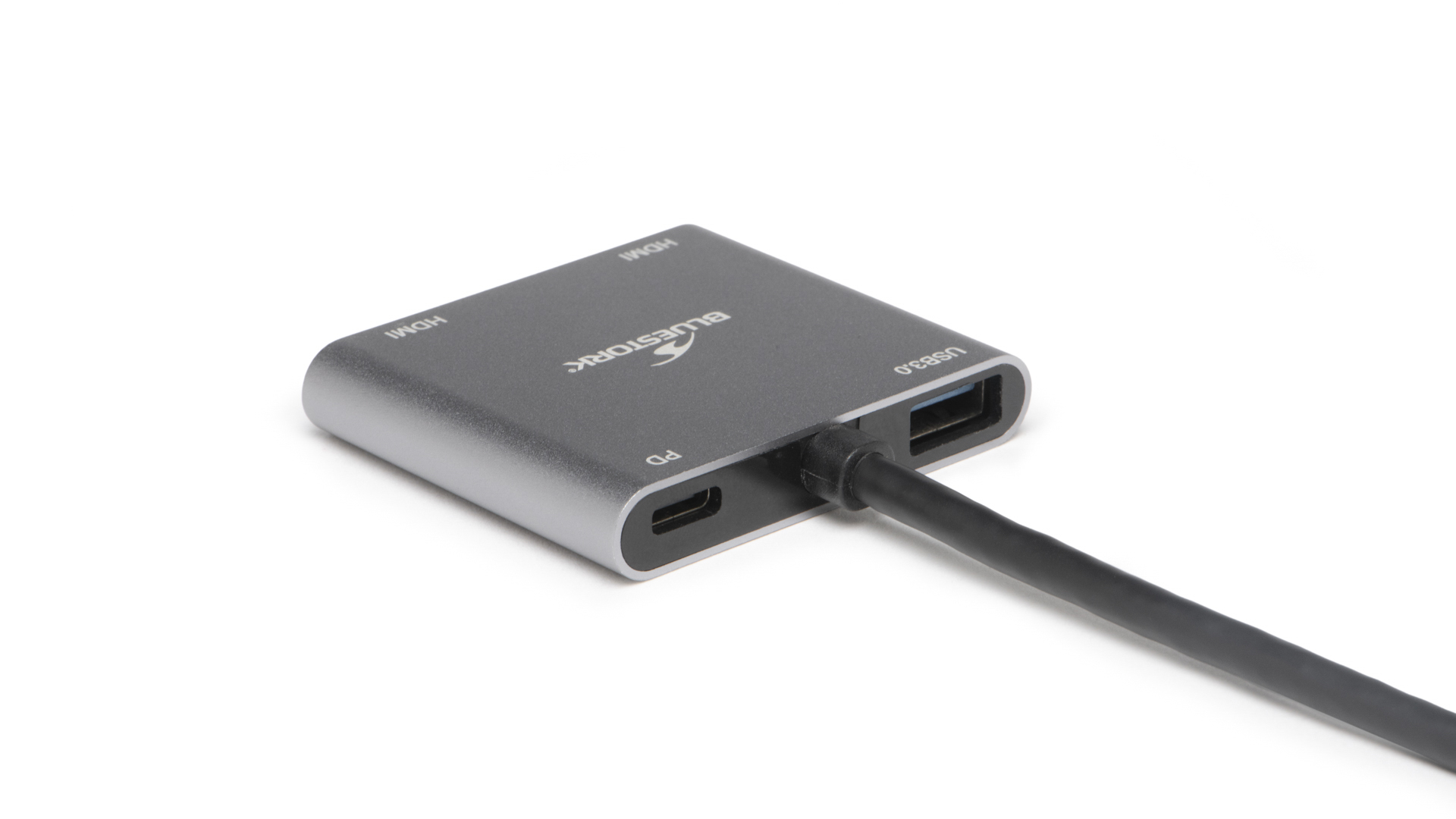 Hub USB-C vers USB-A+2xHDMI+USB-C/100W - Bluestork - 4