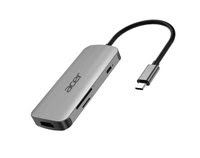 ADAPTATEUR TYPE-C 7-EN-1 : 3x USB 3.0 (HP.DSCAB.008) - Achat / Vente sur grosbill.com - 0