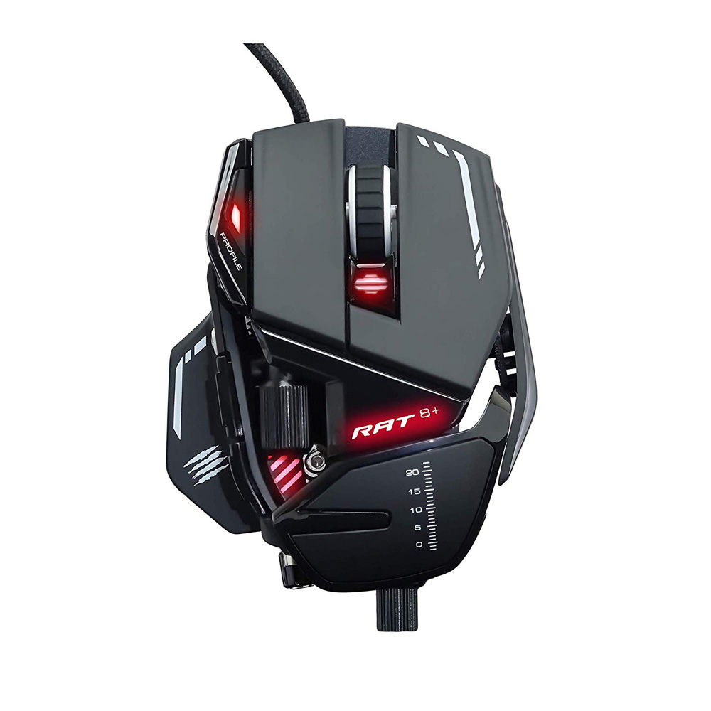 MAD CATZ R.A.T. 8+ Noire - Souris PC MAD CATZ - grosbill.com - 1