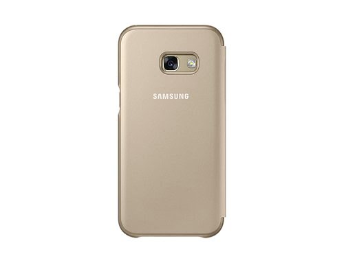 Neon Flip cover  Or pour Samsung A3 2017 - Accessoire téléphonie Samsung - 1