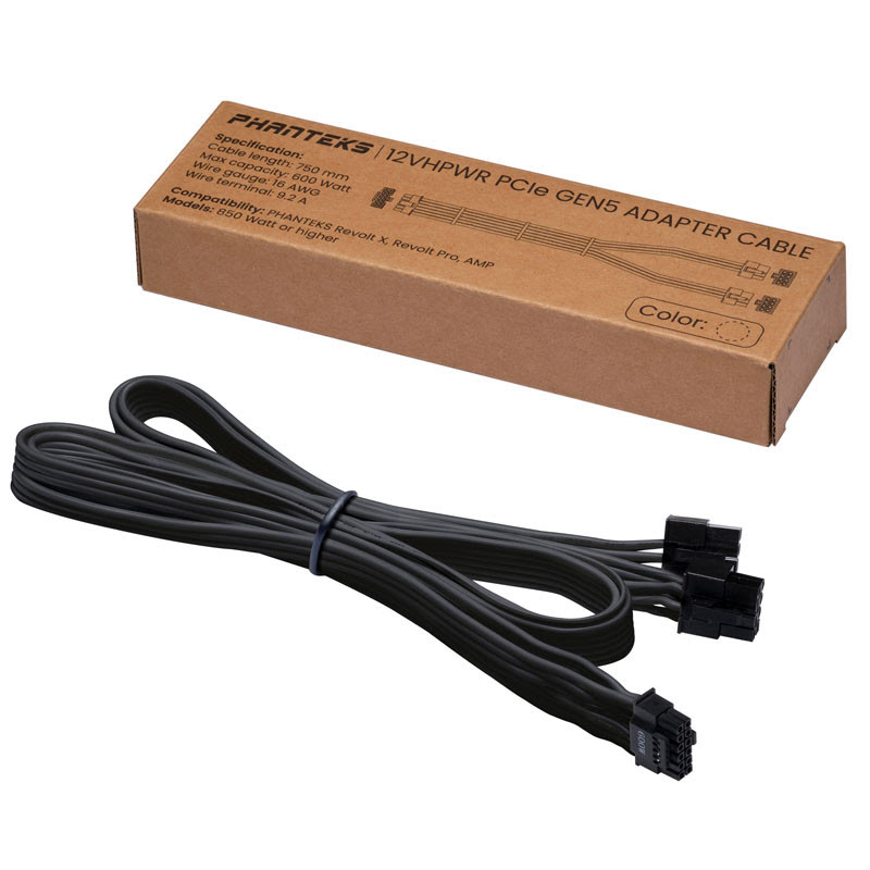 Adaptateur 2x8 Pin vers 12VHPWR PCIe 5.0  - Connectique PC - 1