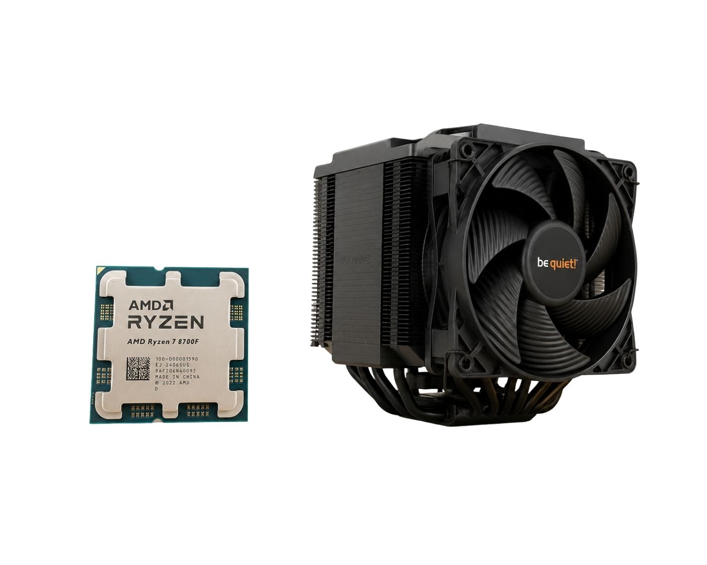 Ryzen 7 8700F + Dark Rock 5 - grosbill.com - 0