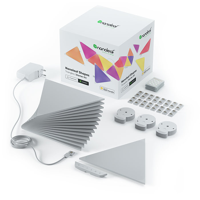 Nanoleaf Shapes Triangles Starter Kit - 15 Pièces (NL47-6002TW-15PK) - Achat / Vente Objet connecté / Domotique sur grosbill.com - 5