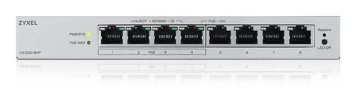 ZYXEL GS1200-8HP V3 8 PORT GIGA - Achat / Vente sur grosbill.com - 2