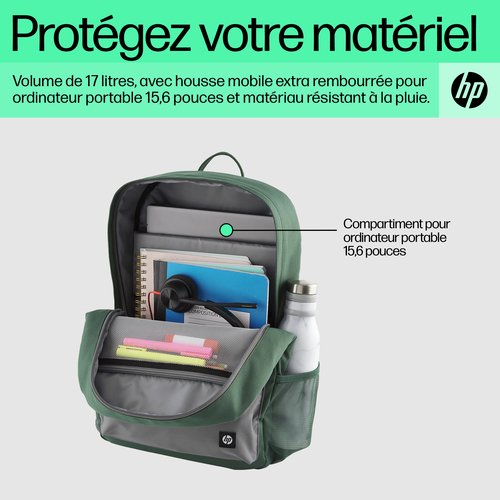 HP Campus Green Backpack - Achat / Vente sur grosbill.com - 5