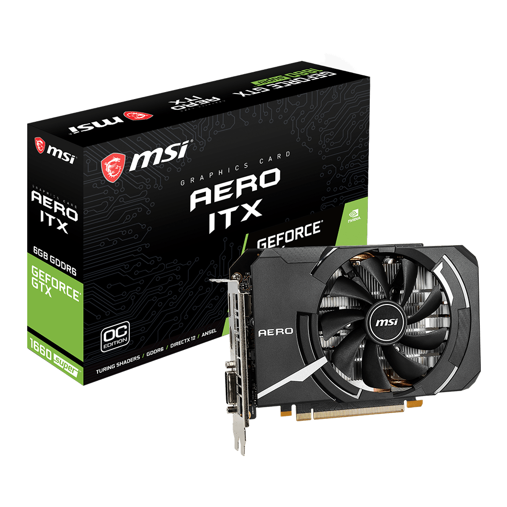 MSI GTX 1660 SUPER AERO ITX OC  - Carte graphique MSI - 0