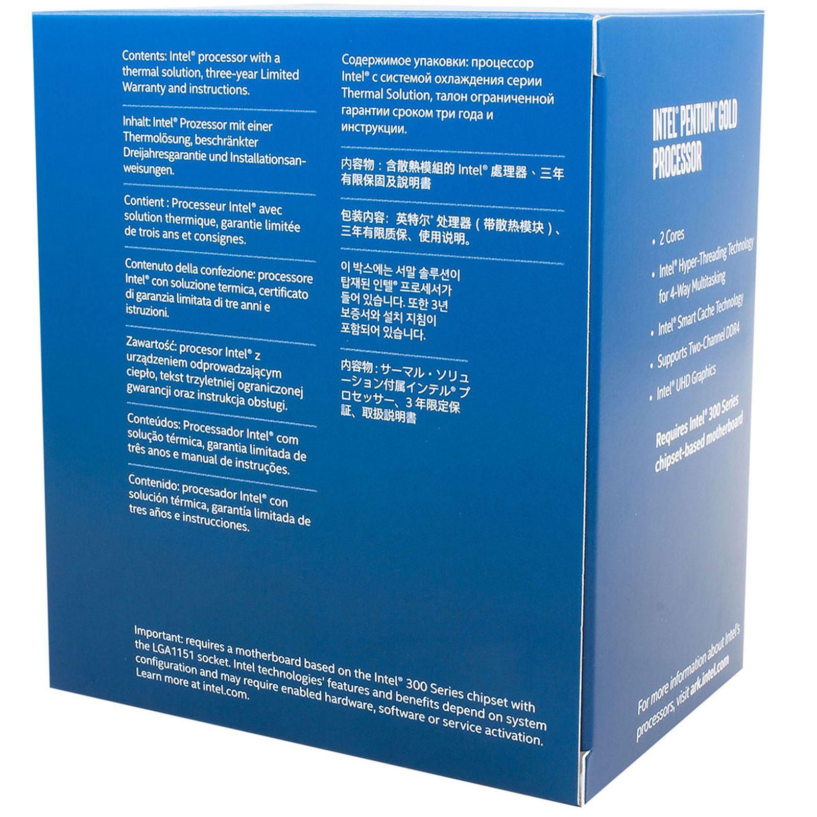Intel Pentium G5420 - 3.8GHz - Processeur Intel - grosbill.com - 1