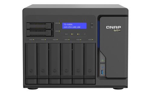 8Bay QuTS hero NAS built-in 2 M.2 NVMe - Achat / Vente sur grosbill.com - 1