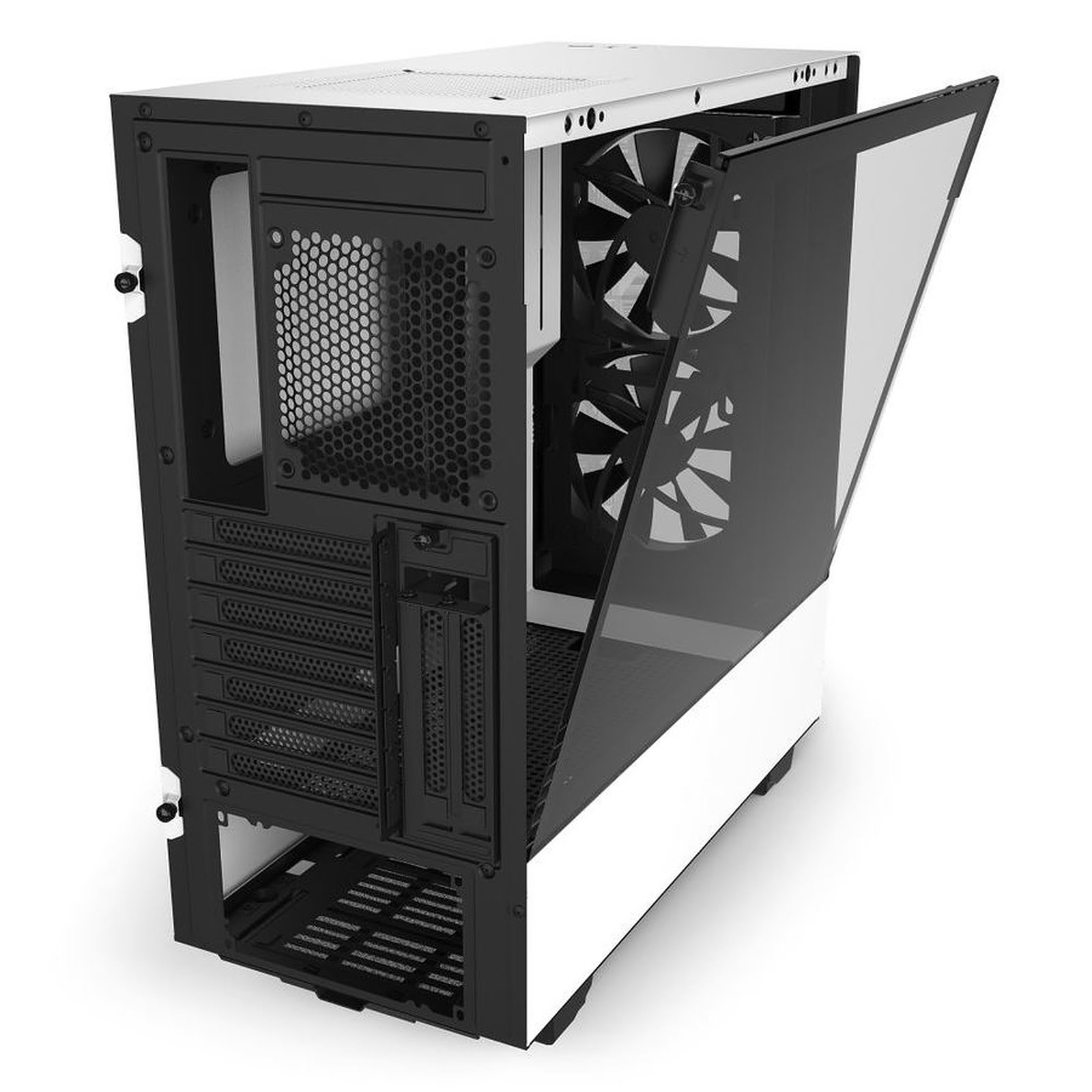 NZXT H510 Elite Noir/Blanc Noir - Boîtier PC NZXT - grosbill.com - 2