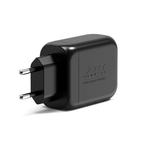 Port Chargeur mural GaN 65W - 2 ports + Câble USB-C 2m (902065EPEU) - Achat / Vente Chargeur sur grosbill.com - 3