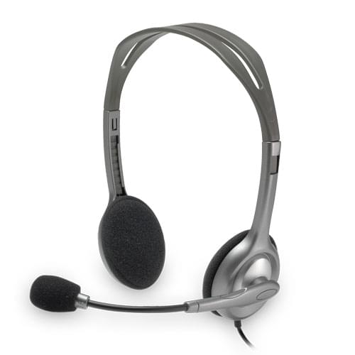 Logitech H110 Stereo Stereo Gris - Micro-casque - grosbill.com - 0